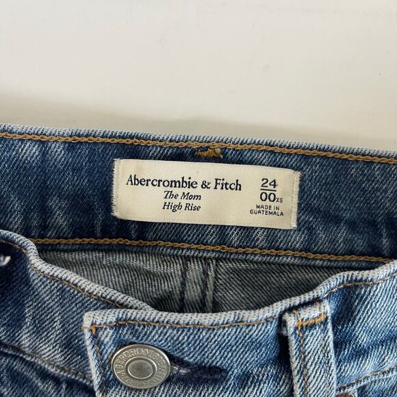 Abercrombie The Mom Jean High Rise Distressed - Size 24/00XS - Picture 4 of 5